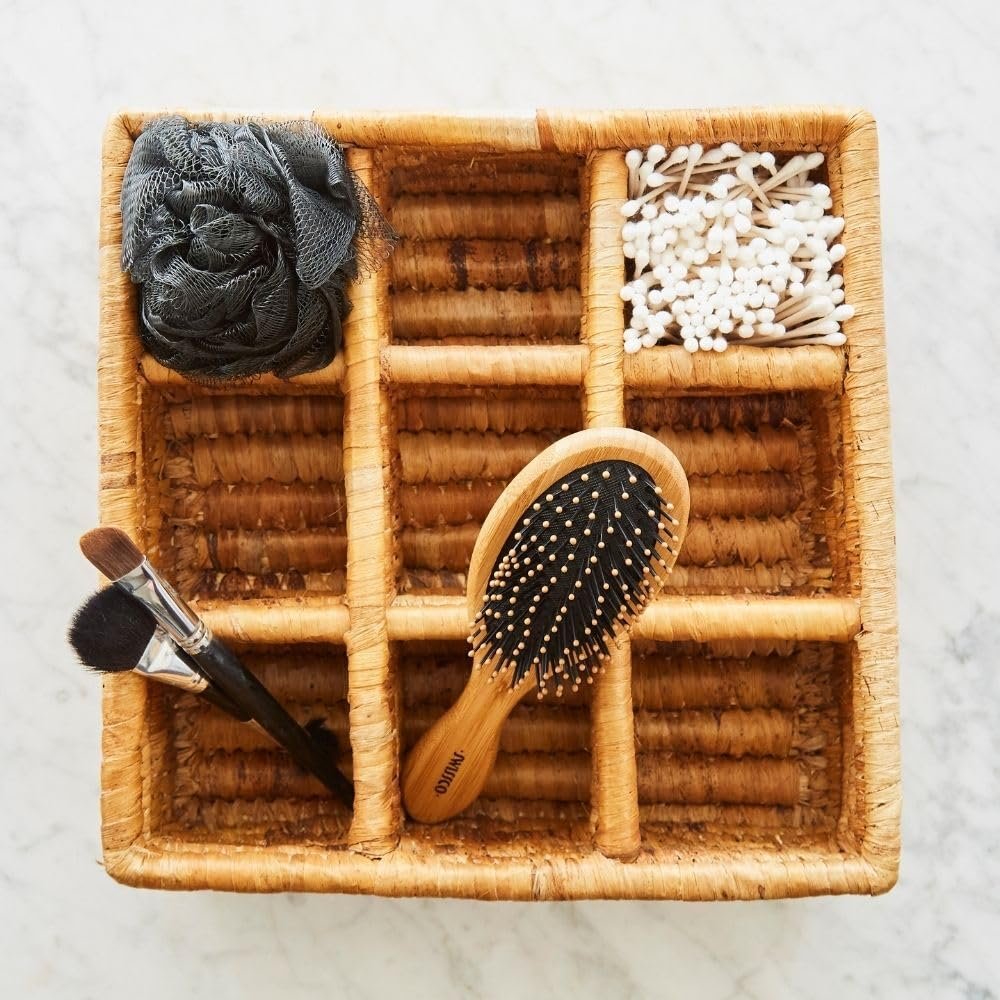 Africa in a Basket Banana Divided Square Tray