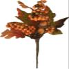Lindagary Thanksgiving Autumn Leaves Fall Floral Picks Artificial Berries Pine Cone Branches for Thanksgiving Autumn Fall Wreath Decor view 1