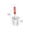 Fryer Basket French Fries Basket Food Fry Basket Mesh Food Dumpling Noodle Strainer with Wooden Handle Cooking Tools Fried Food Filter (Size : Large) view 2