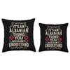 Albania Flag Proud Albanians Men & Women Throw Pillow view 3