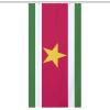TAIZIYEAH Suriname Flag Shower Curtain Texture Abstract Polyester Fabric Bathroom Curtains Durable Bathtub Showers Decor with Hooks 36x72Inch92x183cm view 1