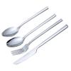24 Piece Silverware Set Square Flatware Sets Stainless Steel Service for 6 Mirror Polished Delicate Cutlery Set for Home Kitchen Restaurant Wedding Include Forks Knife Spoons Teaspoons Set view 1