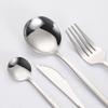 Silverware Set 56 Piece Flatware Sets Service for 14 Stainless Steel Durable Wedding Restaurant Home Kitchen Eating Cutlery Utensils Include Teaspoons Knifes Forks and Spoons view 3
