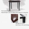 BNNP Upholstered New Chinese Style Leather Dining Chair with Metal Legs Kitchen Chairs Set of 2 Upholstered Side Chair for Dining Room Restaurant Chairs Kitchen Chair view 4