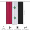 TAIZIYEAH Syria Flag Shower Curtain for Bathroom Contemporary Bathroom Curtains Shower Curtain Liner with Hooks Shower Curtain Set 55x72Inch140x183cm view 2