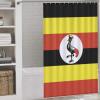TAIZIYEAH Shower Curtains for Bathroom Uganda Flag Shower Curtains Washable Bath Curtains for Hotel Showers and Bathtubs,with Hooks 55x72Inch140x183cm view 3