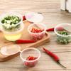 Yardwe 100pcs Meal Prep Containers Reusable Storage Containers with Lids Disposable Sauce Cups Food Disposable to Go Containers Transparent Bowls Lunch Box White Plastic With Cover view 3