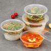 Yardwe 100pcs Meal Prep Containers Reusable Storage Containers with Lids Disposable Sauce Cups Food Disposable to Go Containers Transparent Bowls Lunch Box White Plastic With Cover view 4