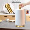 Paper Towel Holder Stand with Sturdy Base Fits Standard and Jumbo Sized Paper Towel, Paper Towel Holder Countertop (Gold) view 3