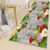 Modern Hallway Kitchen Entryway Stair Runner Carpet, 60cm/70cm/80cm/100cm Wide,Modern Washable Narrow Runner Rug for Bedroom Passage Floor Mat (Size : 2.6 ft x 19.7 ft) view 2