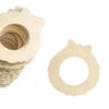 Factory Direct Craft Pack of 24 Unfinished Wood Wreath Cutouts - Christmas Wreath Wooden Shapes for Holiday Crafts and Winter Decorations - Made in USA (Size: 4-1/4" H x 3-3/4" W) view 2