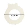 Factory Direct Craft Pack of 24 Unfinished Wood Wreath Cutouts - Christmas Wreath Wooden Shapes for Holiday Crafts and Winter Decorations - Made in USA (Size: 4-1/4" H x 3-3/4" W) view 4