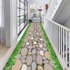 GRAPKS Contemporary Hallway Narrow Runner Rug, Modern Washable Area Rug Hall Corridor or Stairs Carpet Runner Mat 1m/2m/3m/4m/5m/6m Extra Long Carpet (Size : 2.3 ft x 14.8 ft) view 1
