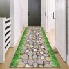 GRAPKS Contemporary Hallway Narrow Runner Rug, Modern Washable Area Rug Hall Corridor or Stairs Carpet Runner Mat 1m/2m/3m/4m/5m/6m Extra Long Carpet (Size : 2.3 ft x 14.8 ft) view 3