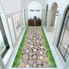 GRAPKS Contemporary Hallway Narrow Runner Rug, Modern Washable Area Rug Hall Corridor or Stairs Carpet Runner Mat 1m/2m/3m/4m/5m/6m Extra Long Carpet (Size : 2.3 ft x 14.8 ft) view 4