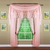 Today's Curtain Emelia Original Voile Panel 95", Rose, 60" W x 95" L view 1