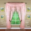 Today's Curtain Emelia Original Voile Panel 95", Rose, 60" W x 95" L view 4