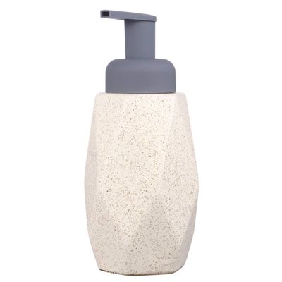 Cabilock 1pc Ceramic Foaming Lotion Dispenser Press Button Liquid Soap Dispenser for Stylish Bathroom Decor Functionality