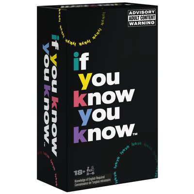 Spin Master Games, If You Know You Know IYKYK Card Game, Adult Party Game for Bachelorette Parties, College, Birthday, for Adults & Teens Ages 18+