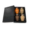 4-Pack of Wood Finish Keepsake Cremation Urns for Ashes - Aluminum Urns with Painted Wood Finish - 3 Cubic Inch Capacity [2.5 tablespoons of cremains] - for The Sharing of Ashes view 1