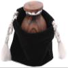 4-Pack of Wood Finish Keepsake Cremation Urns for Ashes - Aluminum Urns with Painted Wood Finish - 3 Cubic Inch Capacity [2.5 tablespoons of cremains] - for The Sharing of Ashes view 4