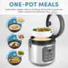 AROMA Professional Digital Rice Cooker, Multicooker, 4-Cup (Uncooked) / 8-Cup (Cooked), Steamer, Slow Cooker, Grain Cooker, 2Qt, Stainless Steel Exterior, ARC-994SG view 2