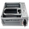 Whip-It! GrillMate Stove Set - Compact Portable BBQ Grill, Tabletop Grills for Camping, Picnics, Gardens and Beach Parties - Silver view 3