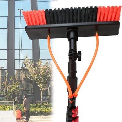 KDLK Water Fed Pole Kit,Water Fed Brush Window Cleaning Brush, Window Washing Pole, 29FT/9M Water Fed Pole Kit Outdoor Window Cleaner Window Glass Solar Panel Cleaning System (Size : 19FT/6M)