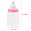 12Pcs Pink Mini Feeder Style Candy Bottles Shower Box Decorative Party Favors for Newborn Celebrations Fillable Plastic Containers for Sweet Treats view 2