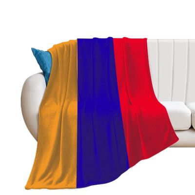 Blanket Armenian Flag Soft Warm Flannel Throw Blanket Four Season Blanket Suitable for Bedroom Bed and Sofa ?50"x60"