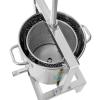 WUPYI Fruit Wine Press 10L Stainless Steel Fruit Press Cider Juice Maker Fruit Grinder Manual Press Machine for Cider Tincture Herbal Vegetables view 4