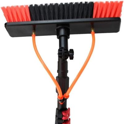 Water Fed Pole Kit,Water Fed Brush Window Cleaning Brush, Cleaner Kit, Water/Hose Fed Pole, Cleaning Photovoltaic And Solar Panels / 30cm Water Brush, (Size : 12FT/3.6M)