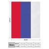 Blanket Russia Flag Soft Warm Flannel Throw Blanket Four Season Blanket Suitable for Bedroom Bed and Sofa ?40"x50" view 2