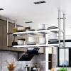 Drsyffsup Kitchen Ceiling Stainless Steel Rack 2 Layers Pot Pan Wall Shelf, Hanging Rack for Kitchen Utensils Saucepan, 60/70/80/90/100/120cm Optional (Size : 120x35x80cm) view 3