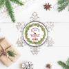 2022 The Year We Couldn't Afford Gas Fun NY' Snowflake Ornament Round Christmas Tree Ornament Empty Gasoline Tank Fuel Rustic Keepsake Collectible Gift for Xmas Tree Decoration view 2