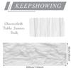 12 Pack Cheesecloth Table Runner, Runner Gauze Boho Wedding Decor Romantic Table Runner for Wedding Birthday Party(35" x 118") (White) view 2