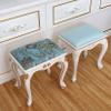 LOJOO Vanity Benches Square Vanity Stool with ABS Plastic Steel Leg,17inch Tall Dressing Makeup Stool, Padded Bench, Piano Seat Chair Bench in Bedroom, Bathroom (Color : 9) view 2