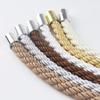 Curtain Magnet Buckle Curtain Buckle Binding Rope PunchFree Magnetic SolidColor Decor Hanging Pendant Curtain Tie Buckle Tieback,Golden Blonde,4pcs view 2
