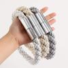 Curtain Magnet Buckle Curtain Buckle Binding Rope PunchFree Magnetic SolidColor Decor Hanging Pendant Curtain Tie Buckle Tieback,Golden Blonde,4pcs view 3