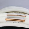 50ft Length Mini Split Line Set,1/4" 5/8" OD Copper Pipes Tubing and 3/8 White PE Thickened Insulated Coil with Flared Nuts for Mini Split Air Conditioner HVAC or Heat Pump System (50FT(1/4+5/8)) view 2