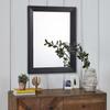 AAZZKANG Black Mirrors for Wall Rectangle Wood Framed Large 20"x16" Decorative Wall Mirror for Bedroom Bathroom Living Room Dressing Room Entryway view 3