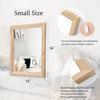 AAZZKANG Rustic Mirrors for Wall Rectangle Wood Frame Mirror Decorative for Farmhouse Bedroom Bathroom Living Room Small view 2