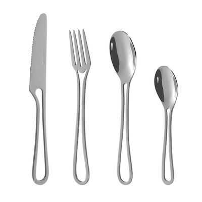 48 Piece Silverware Set for 12 Hanging Flatware Sets Stainless Steel Home Kitchen Wedding Restaurant Cutlery Utensils Delicate Include Teaspoons Knifes Forks and Spoons Tableware Set