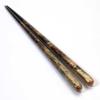 Baroque Gold Hand Painted Wakasa Wood Chopsticks, 1 Pair, 9.12 Inches Long, Made in Japan view 2