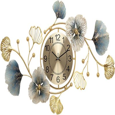 3D Decor Wall Clock, Creative Modern Metal Silent Wall Clocks, Larger Art Decoration Living Room Bedroom Digital Wall Clock for Office Artwork Hotel Decor Indoor(37x20.47x9.4in, Horizontal)