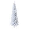 OFFICEJOY 7FT White Pencil Christmas Tree, Artificial Christmas Tree w/Premium PVC Needles, Pine Tree w/Solid Metal Stand, Ideal for Home, Office, Shops, Holiday Decoration view 1