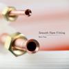 25ft Length Mini Split Line Set,1/4" 3/8" OD Copper Pipes Tubing and 3/8 White PE Thickened Insulated Coil with Flared Nuts for Mini Split Air Conditioner HVAC or Heat Pump System. (25Ft(1/4+3/8)) view 3