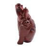 Human Heart Organ Shape Vase Creepy Halloween Home Desk Flowers Pot Decor, Medium Size 6.2" x 4.2", Red view 4