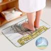 3 Pieces Happy Thanksgiving Bathroom Rug Set Fall Pumpkin Decoration Autumn Soft Foam Non Slip Bath Mats Sets Toilet Contour Mat Lid Cover for Bathtub Shower and Bathroom Decor 20"x32" view 4