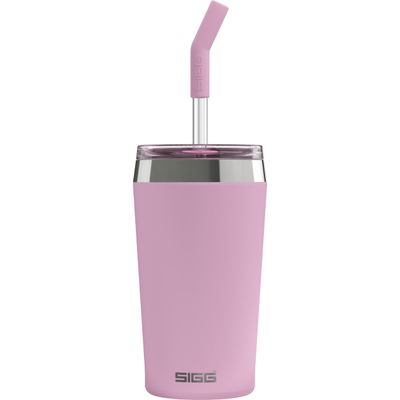 SIGG - Insulated Travel Mug Helia - Stainless Steel Tumbler with Lid, Straw and Cleaning Brush - BPA Free - 15 Oz, 20 Oz